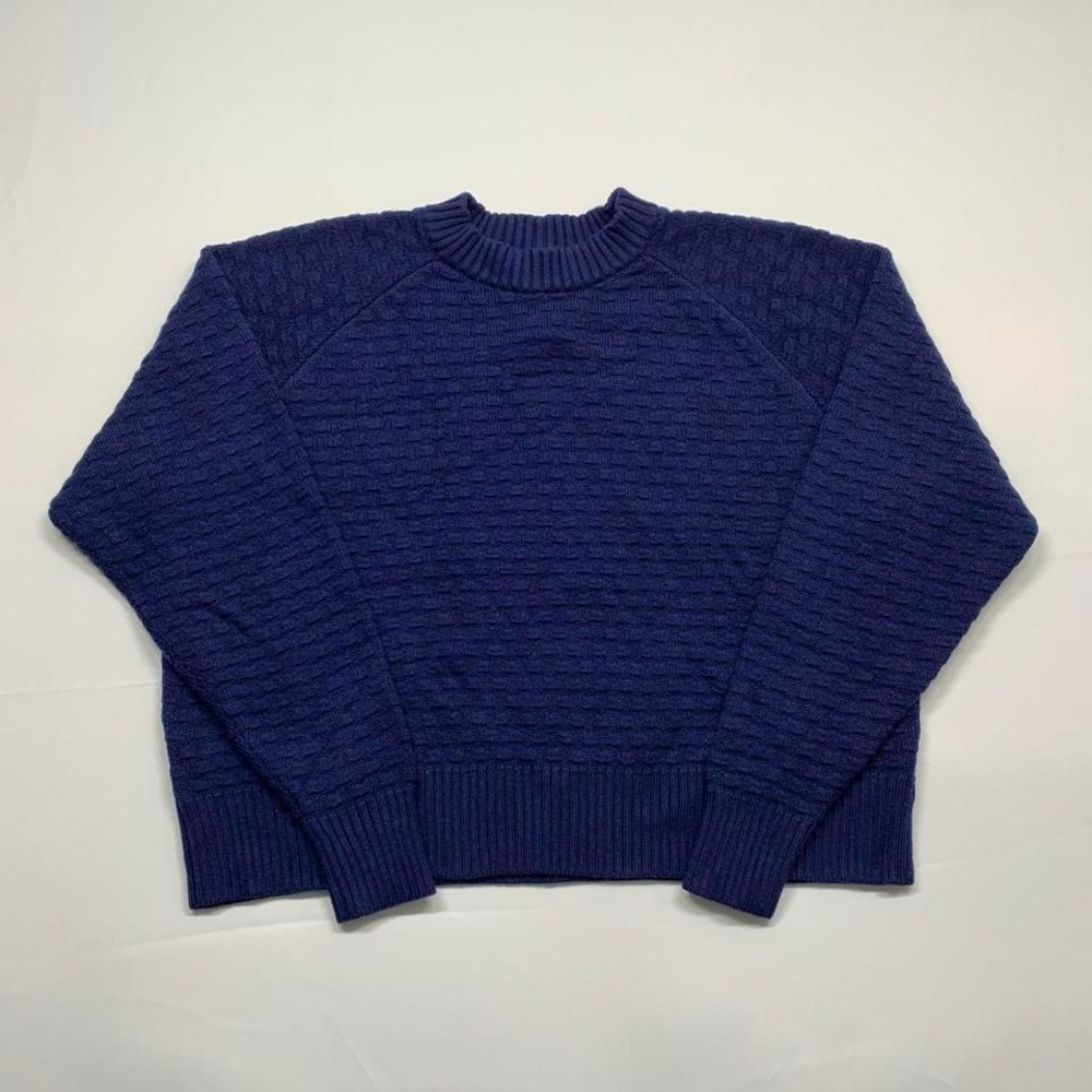 Lululemon‎ Cadet Texture Play Knit Sweater Size M/L Womens